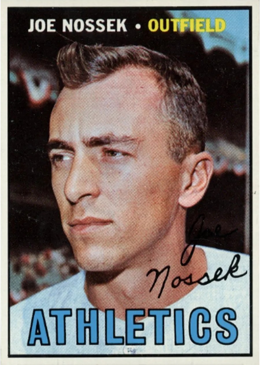 1967 Topps #209 Joe Nossek, Kansas City Athletics