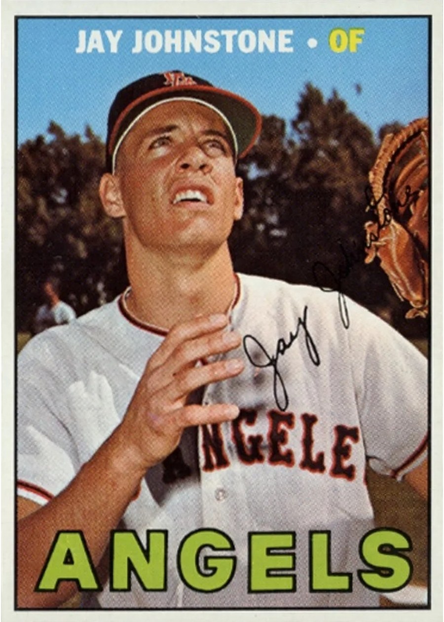 1967 Topps #213 Jay Johnstone, California Angels