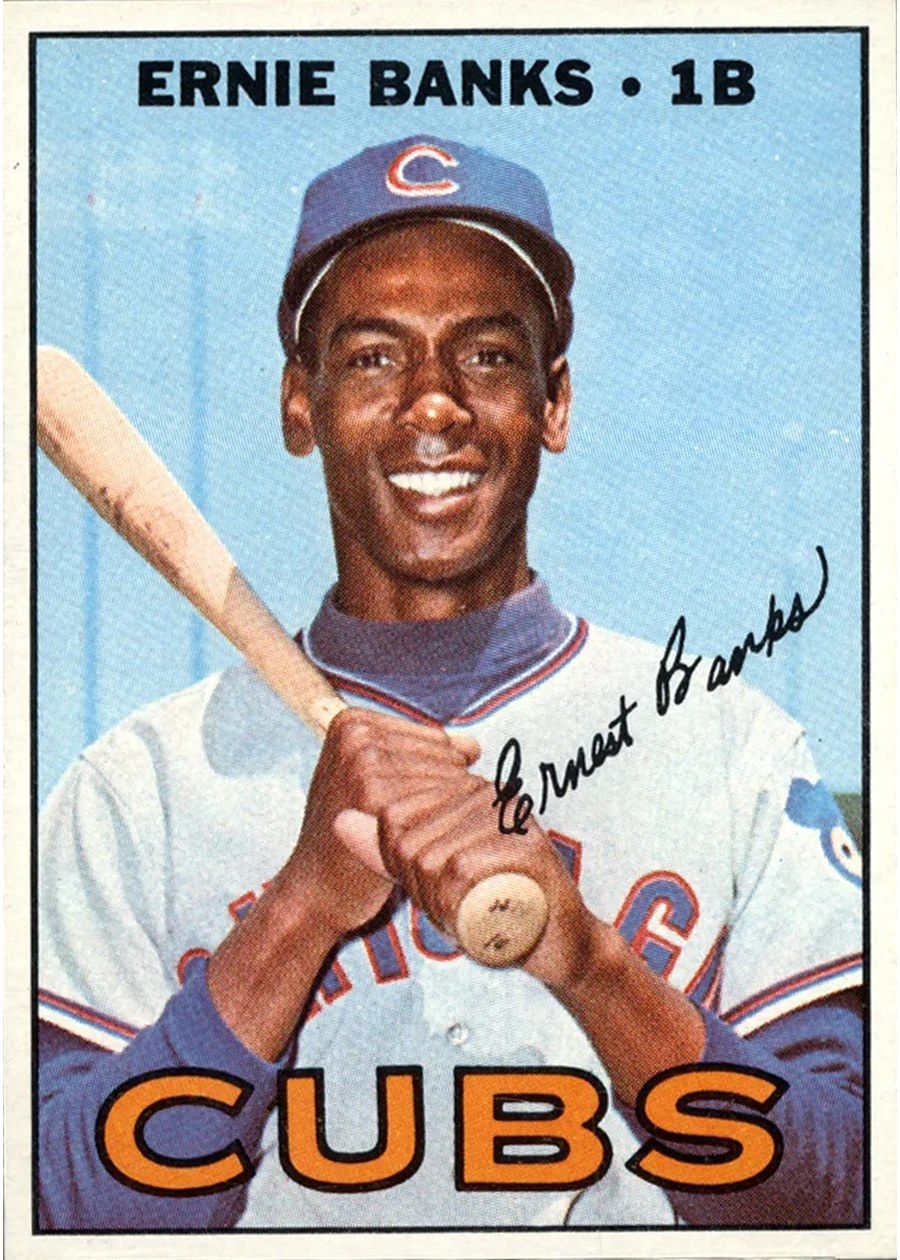 1967 Topps #215 Ernie Banks, Chicago Cubs