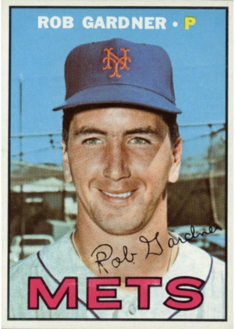 1967 Topps #217 Rob Gardner, New York Mets