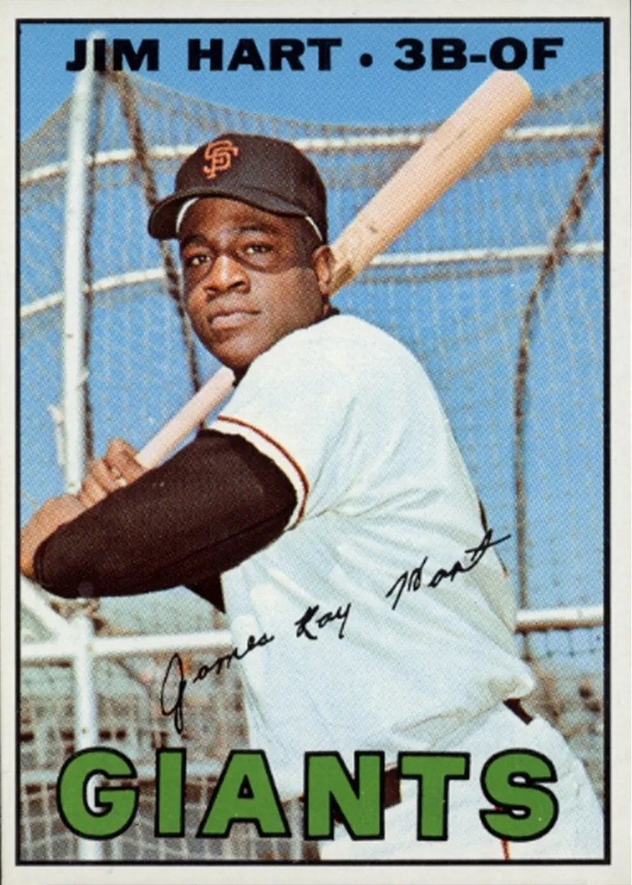 1967 Topps #220 Jim Hart, San Francisco Giants
