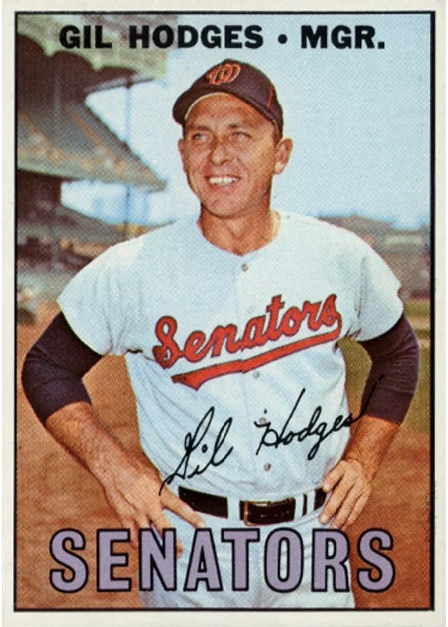 1967 Topps #228 Gil Hodges, Washington Senators
