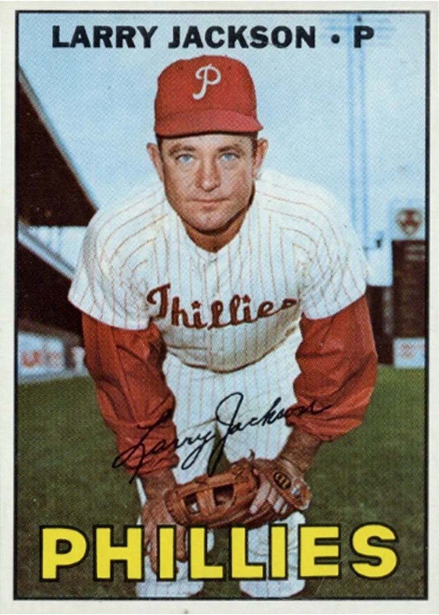 1967 Topps #229 Larry Jackson, Philadelphia Phillies