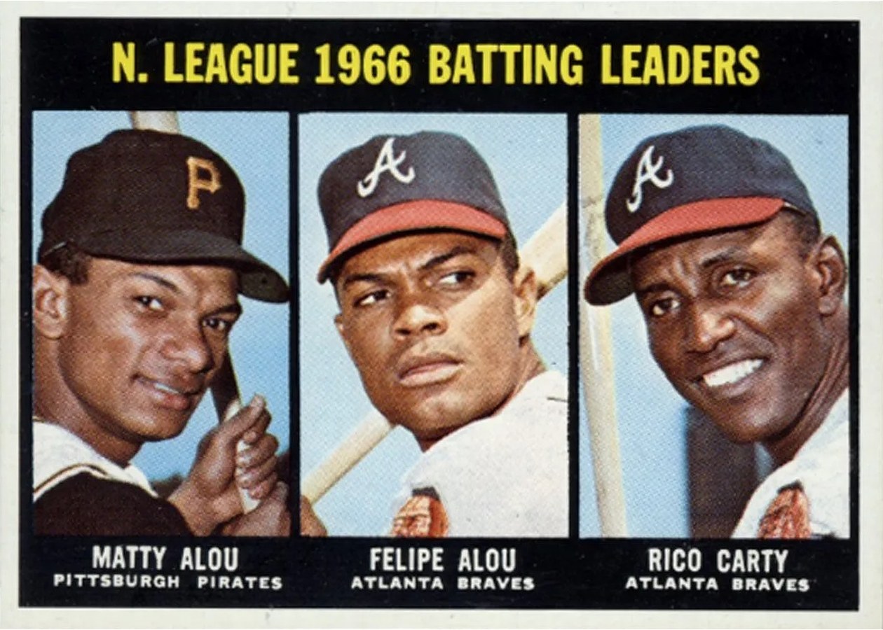 1967 Topps #240 National League 1966 Batting Leaders, Pittsburgh Pirates / Atlanta Braves