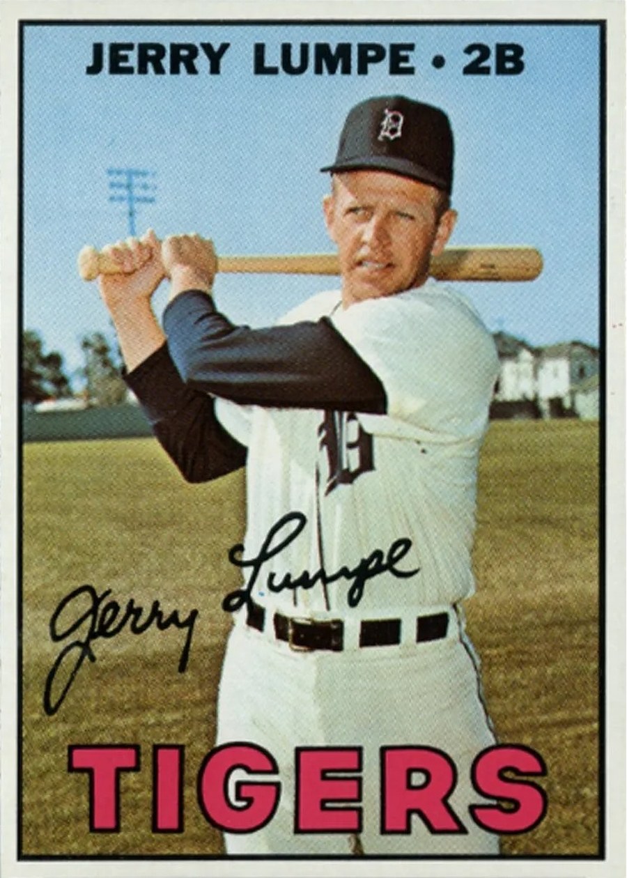 1967 Topps #247 Jerry Lumpe, Detroit Tigers