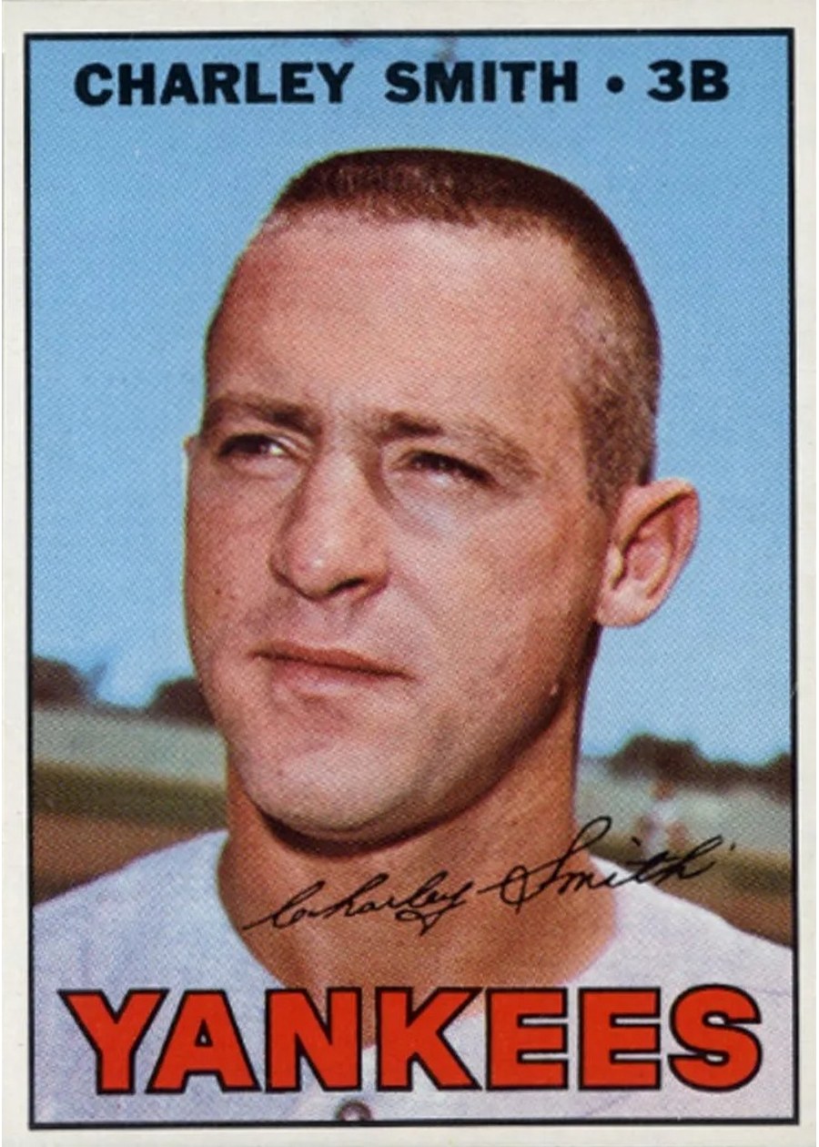 1967 Topps #257 Charley Smith, New York Yankees