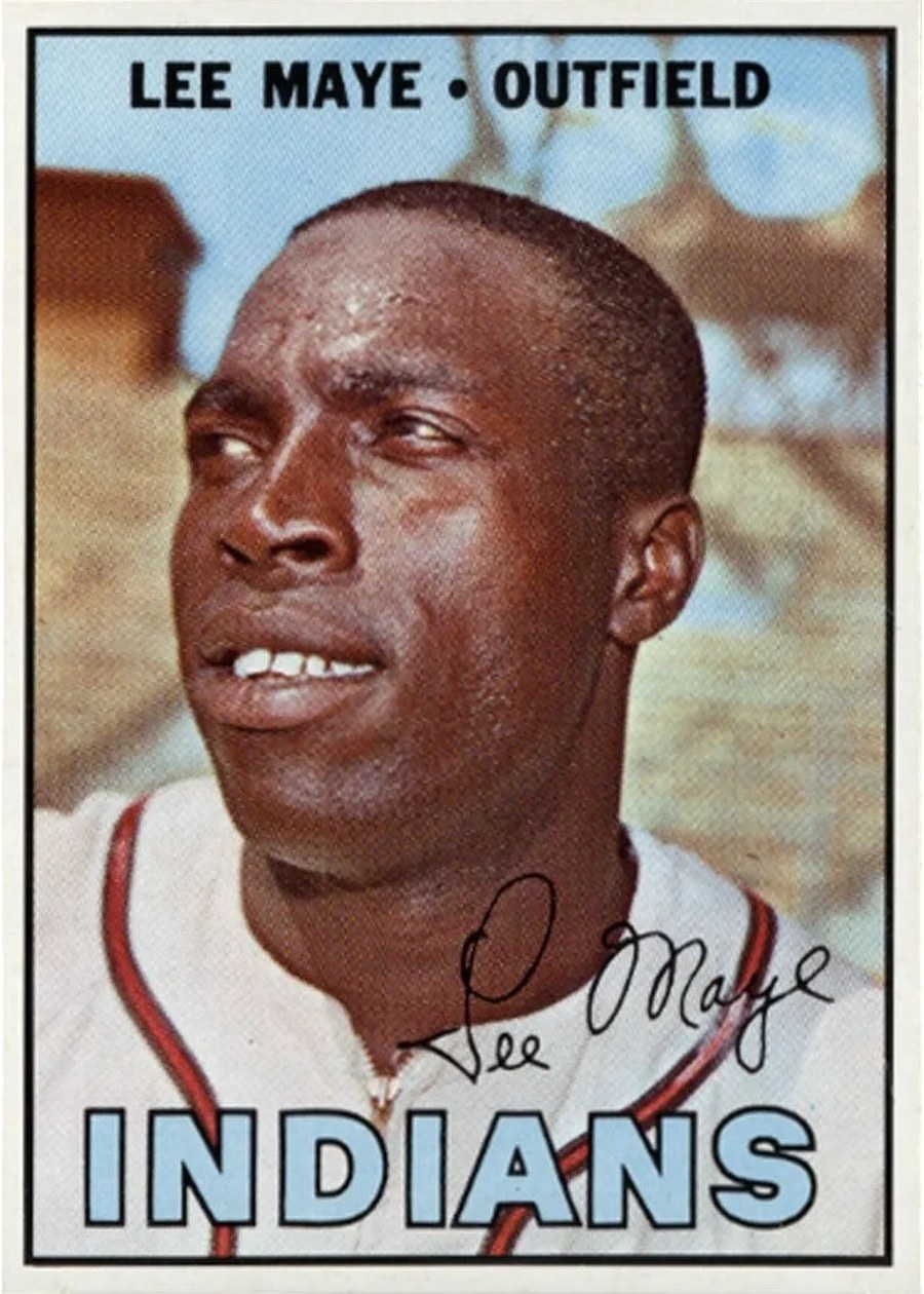 1967 Topps #258 Lee Maye, Cleveland Indians