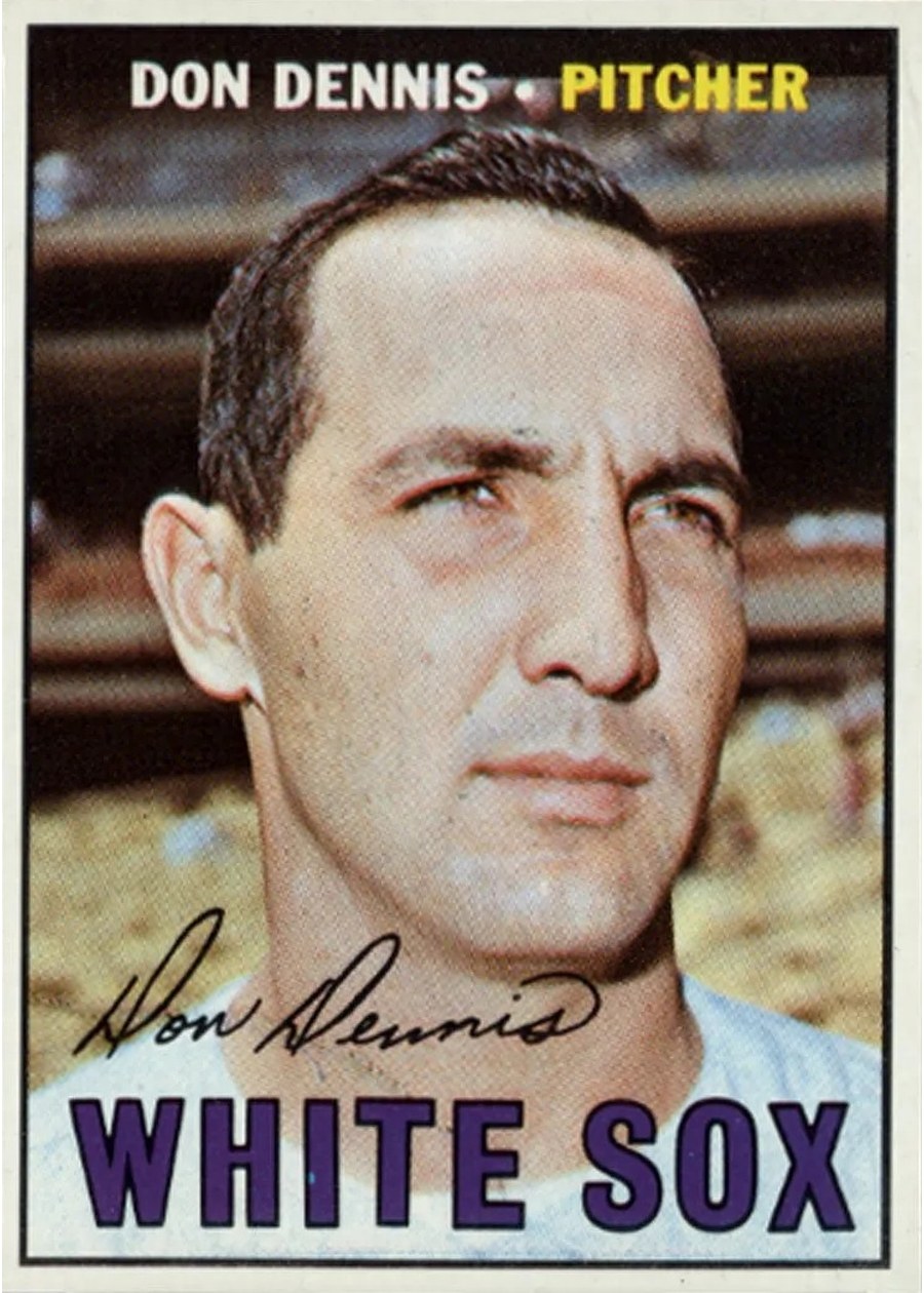 1967 Topps #259 Don Dennis, Chicago White Sox