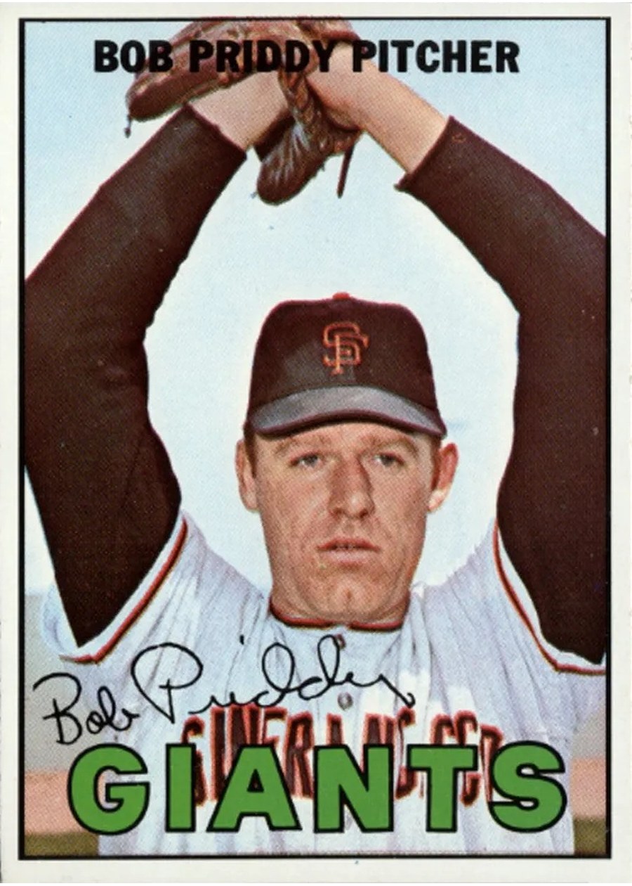 1967 Topps #26 Bob Priddy, Washington Senators