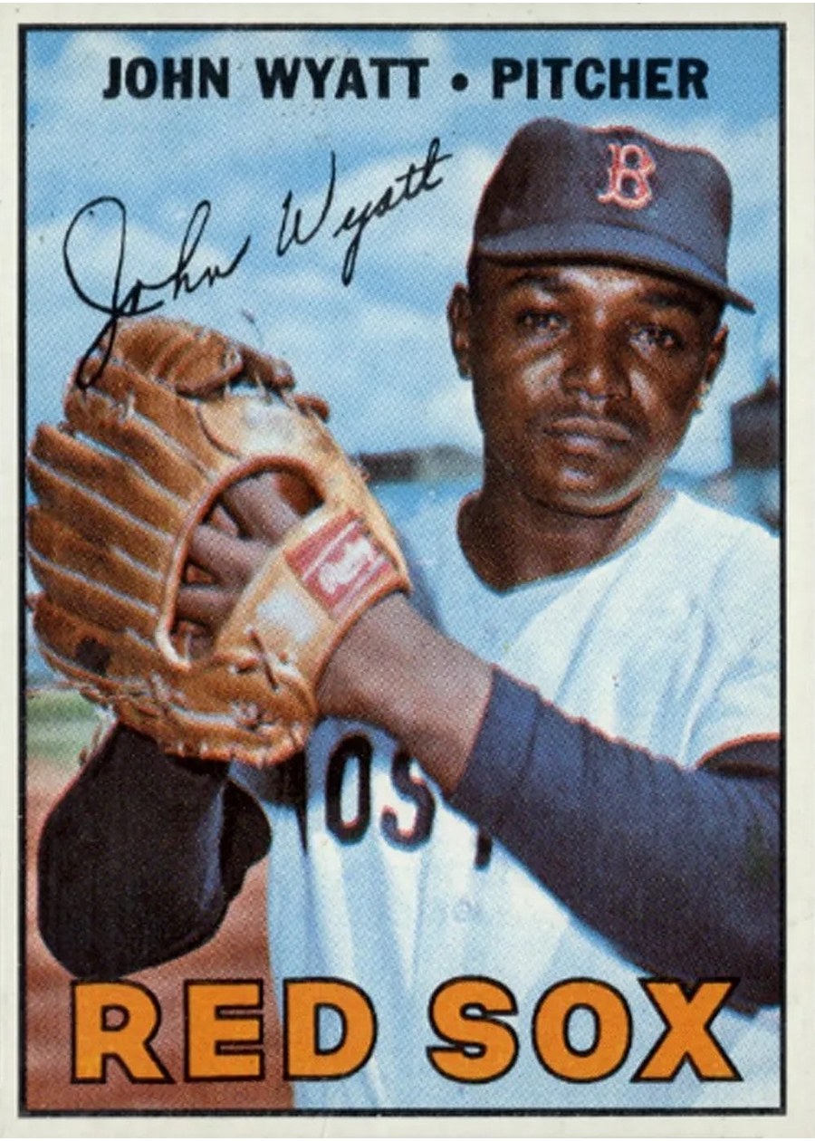 1967 Topps #261 John Wyatt, Boston Red Sox