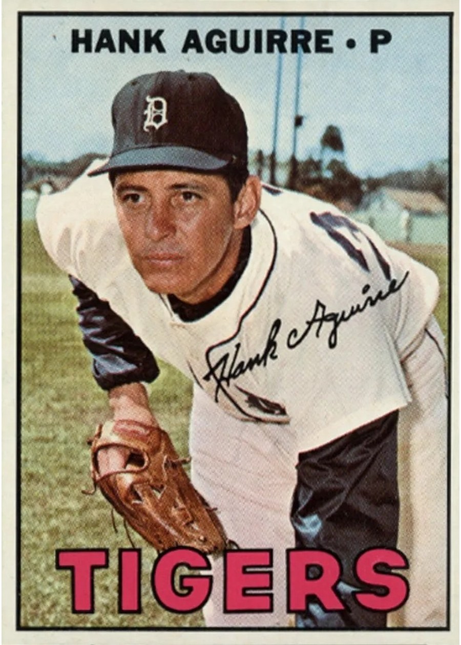1967 Topps #263 Hank Aguirre, Detroit Tigers