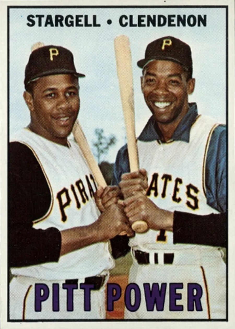 1967 Topps #266 Pitt Power, Pittsburgh Pirates