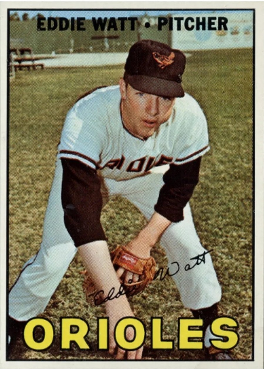 1967 Topps #271 Eddie Watt, Baltimore Orioles