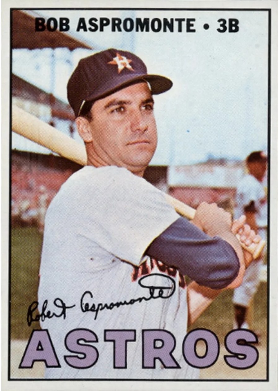 1967 Topps #274 Bob Aspromonte, Houston Astros