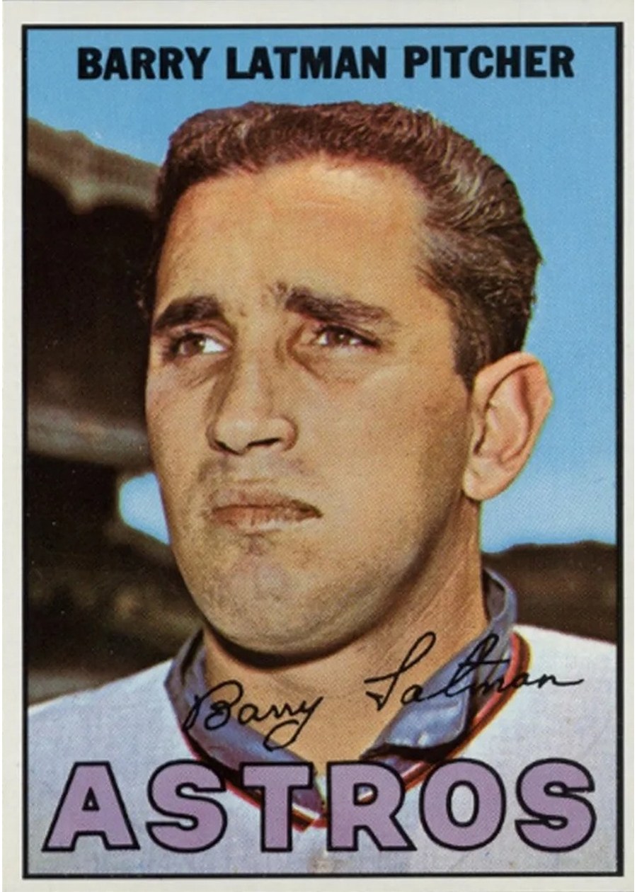 1967 Topps #28 Barry Latman, Houston Astros