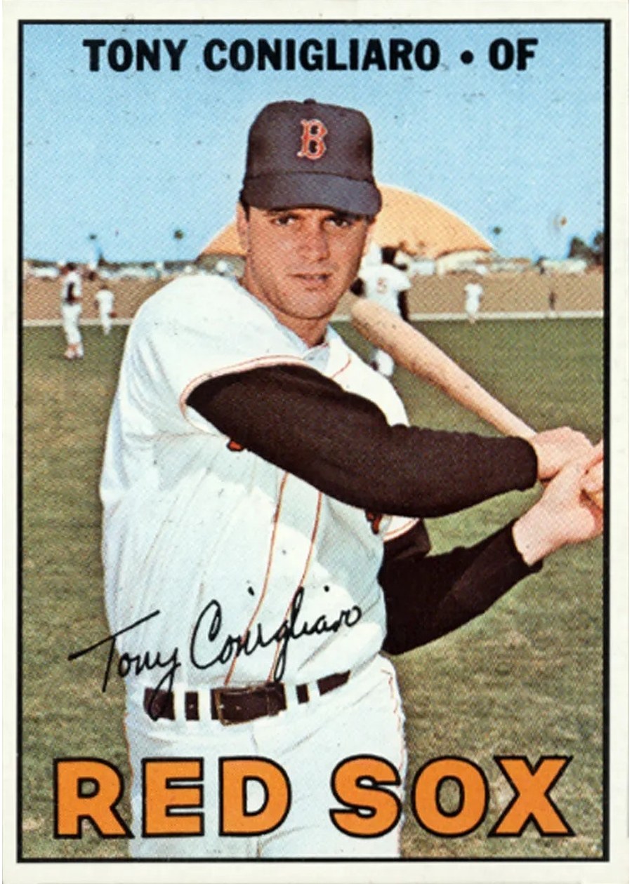 1967 Topps #280 Tony Conigliaro, Boston Red Sox