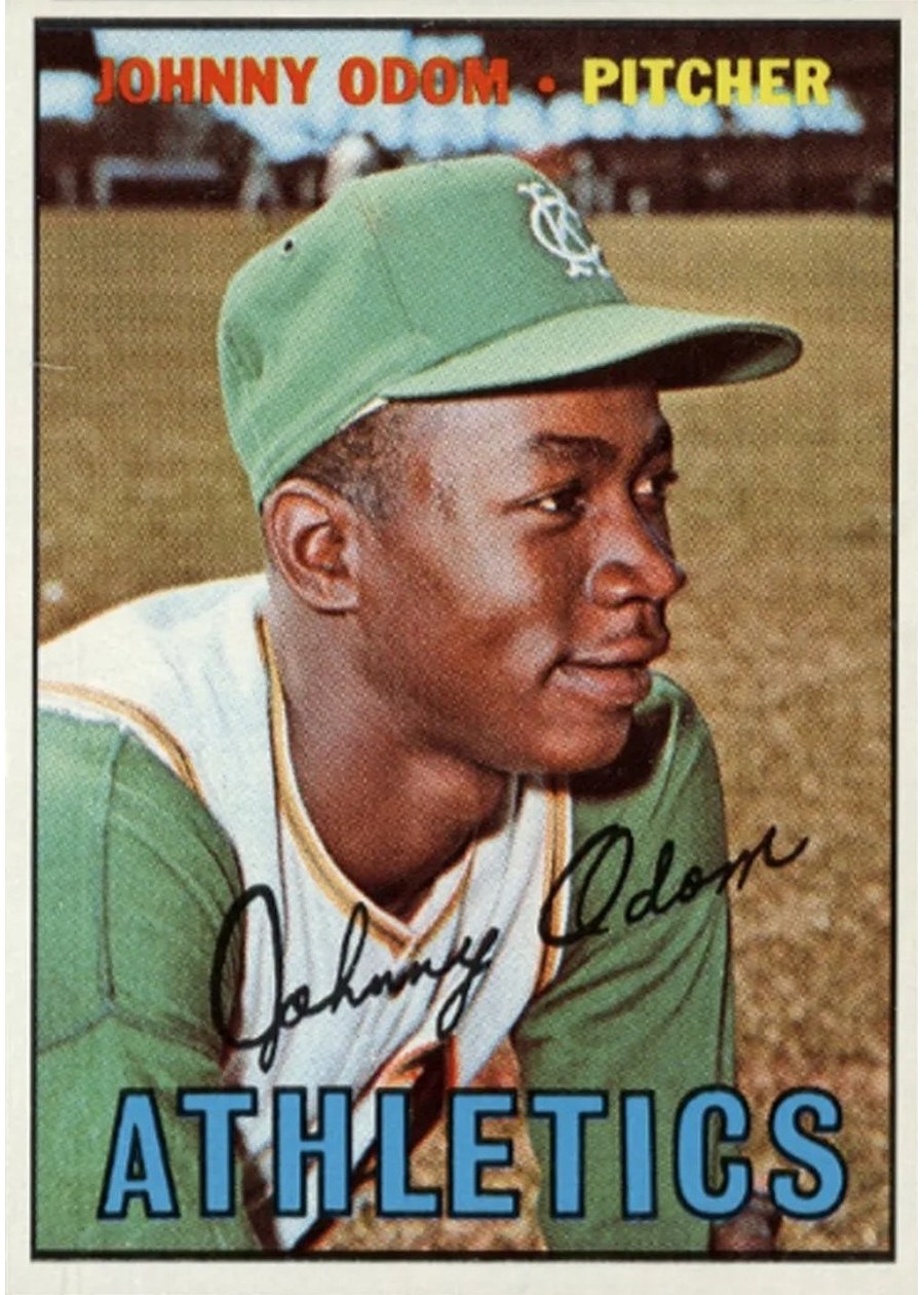 1967 Topps #282 Johnny Odom, Kansas City Athletics