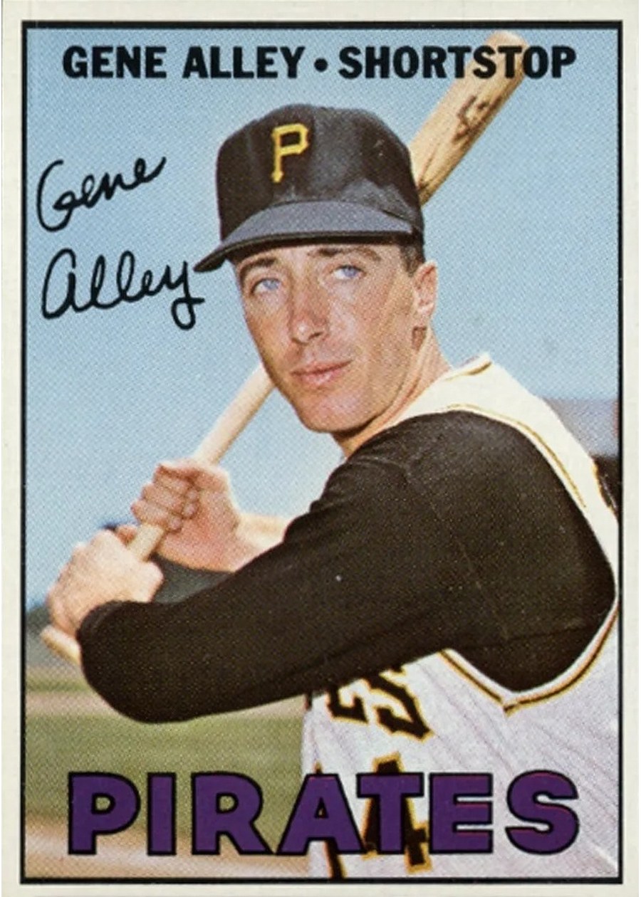 1967 Topps #283 Gene Alley, Pittsburgh Pirates
