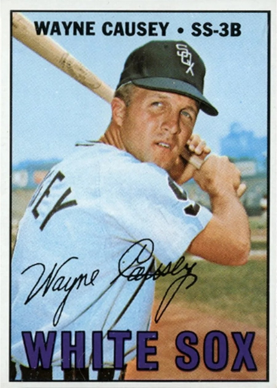 1967 Topps #286 Wayne Causey, Chicago White Sox