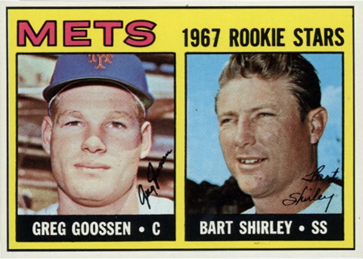 1967 Topps #287 Mets 1967 Rookie Stars, New York Mets