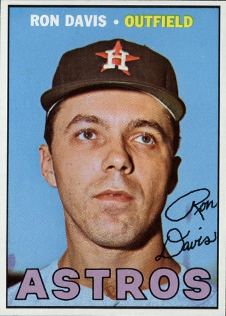 1967 Topps #298 Ron Davis, Houston Astros