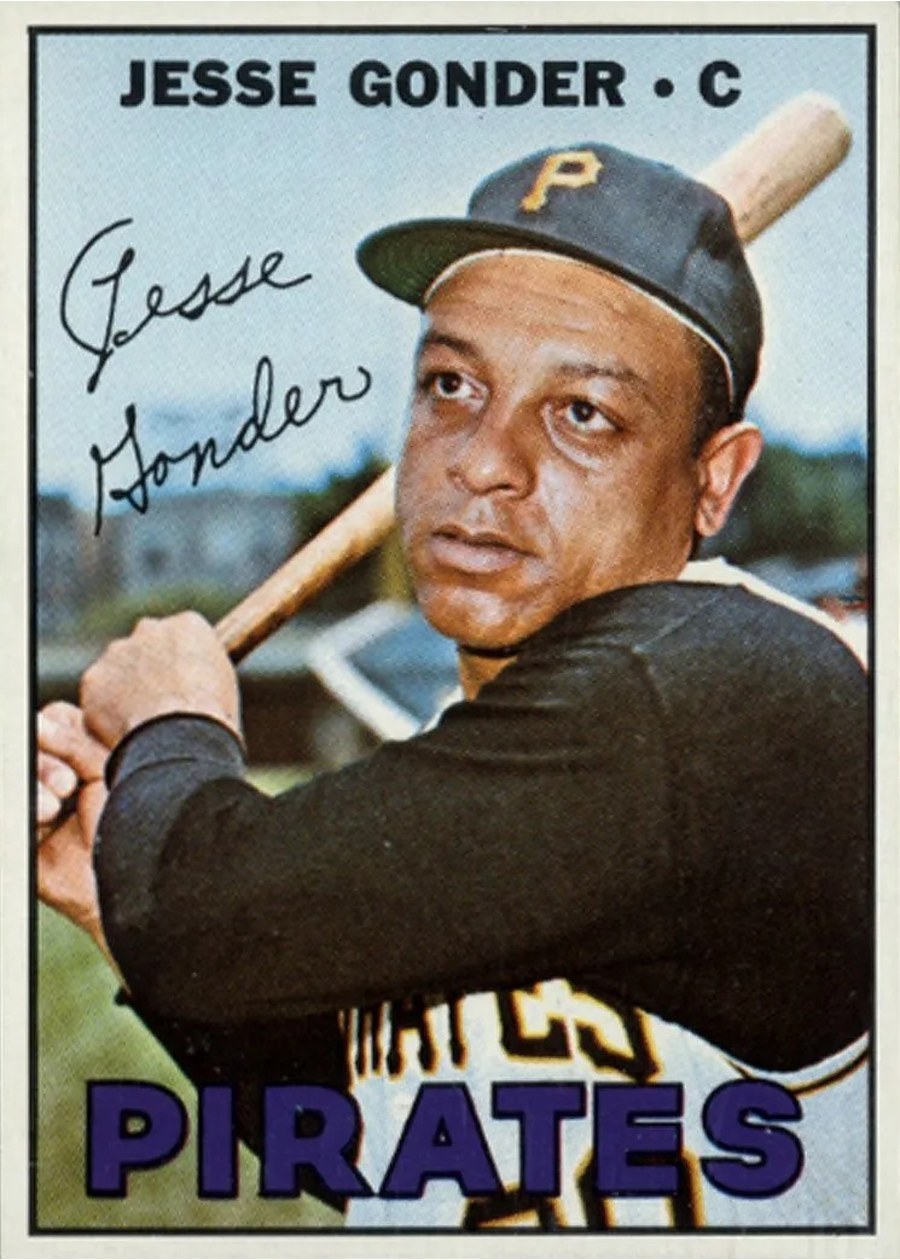 1967 Topps #301 Jesse Gonder, Pittsburgh Pirates