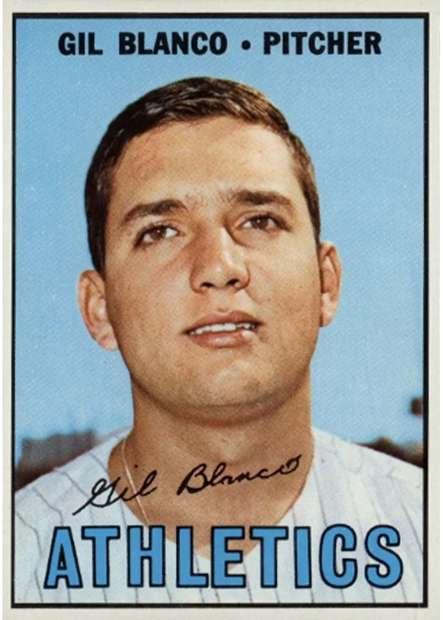 1967 Topps #303 Gil Blanco, Kansas City Athletics