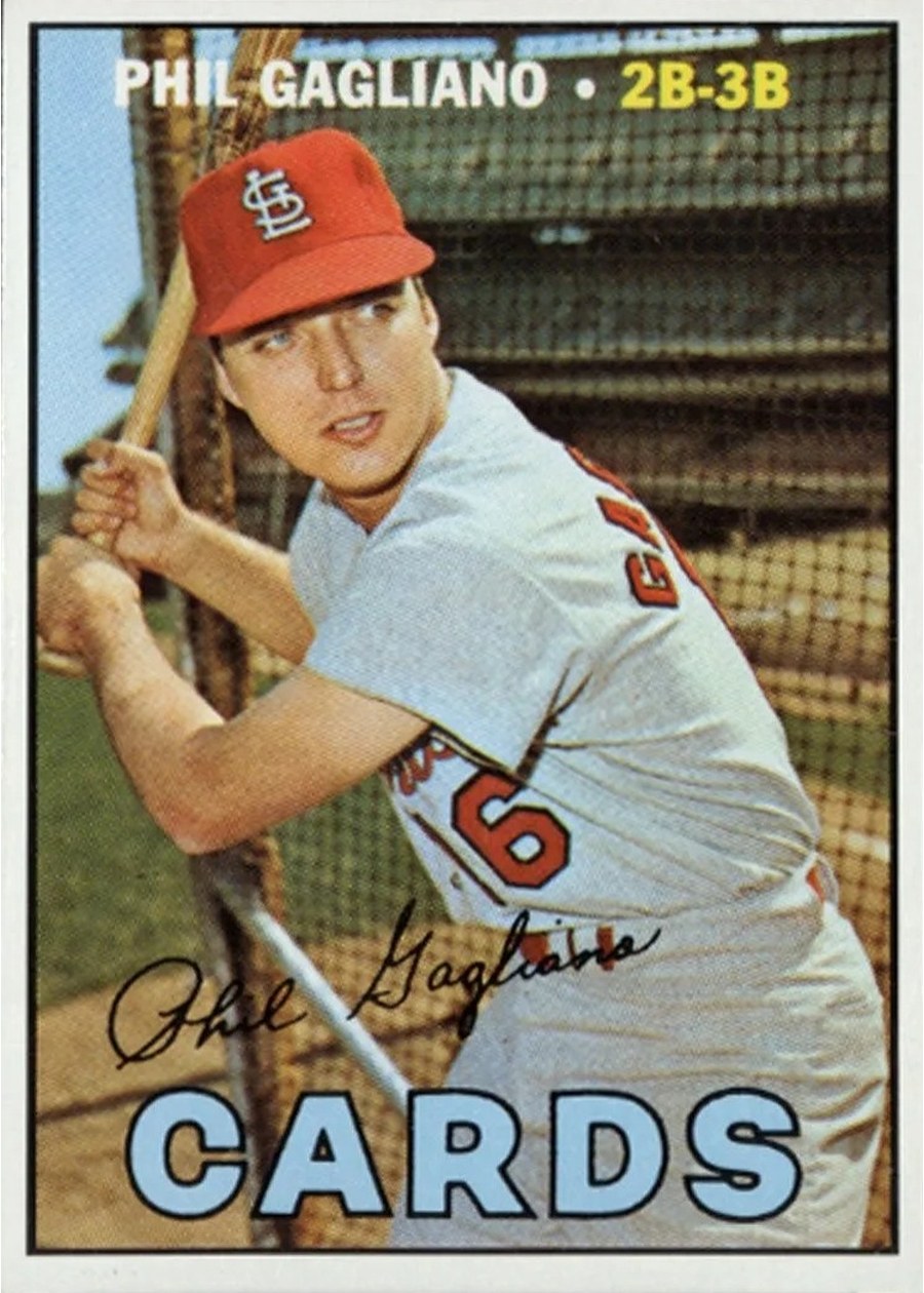 1967 Topps #304 Phil Gagliano, St. Louis Cardinals