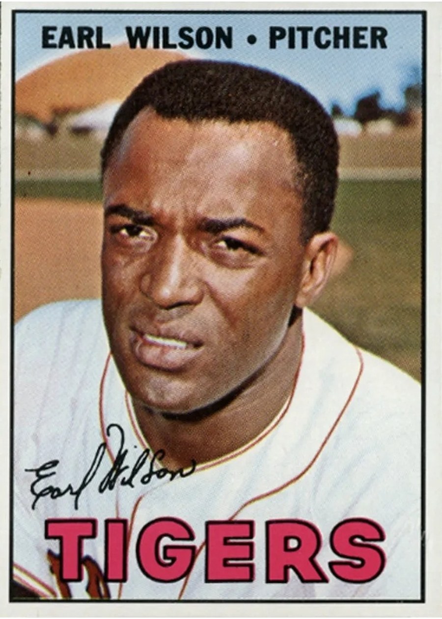 1967 Topps #305 Earl Wilson, Detroit Tigers