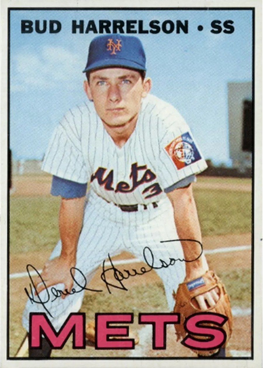 1967 Topps #306 Bud Harrelson, New York Mets