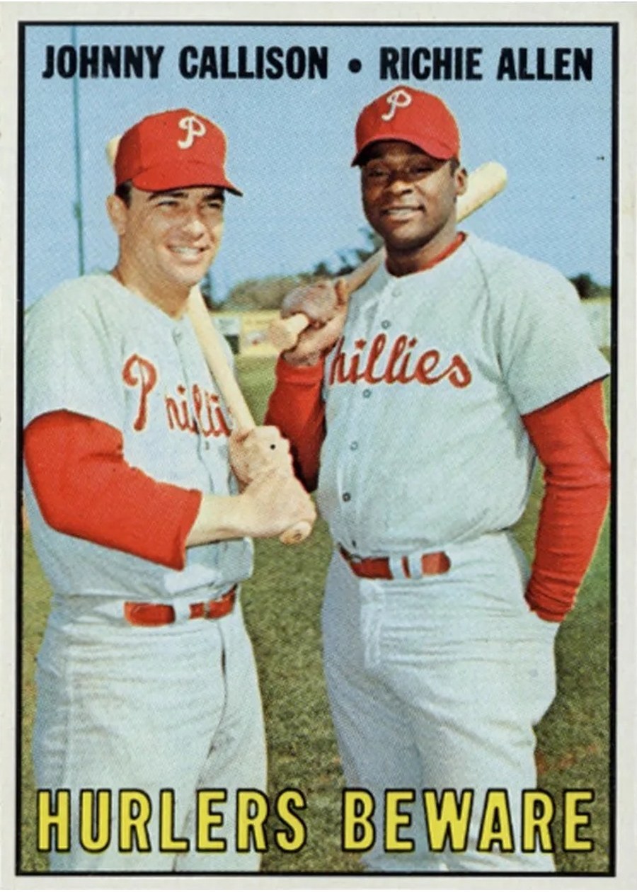 1967 Topps #309 Hurlers Beware, Philadelphia Phillies
