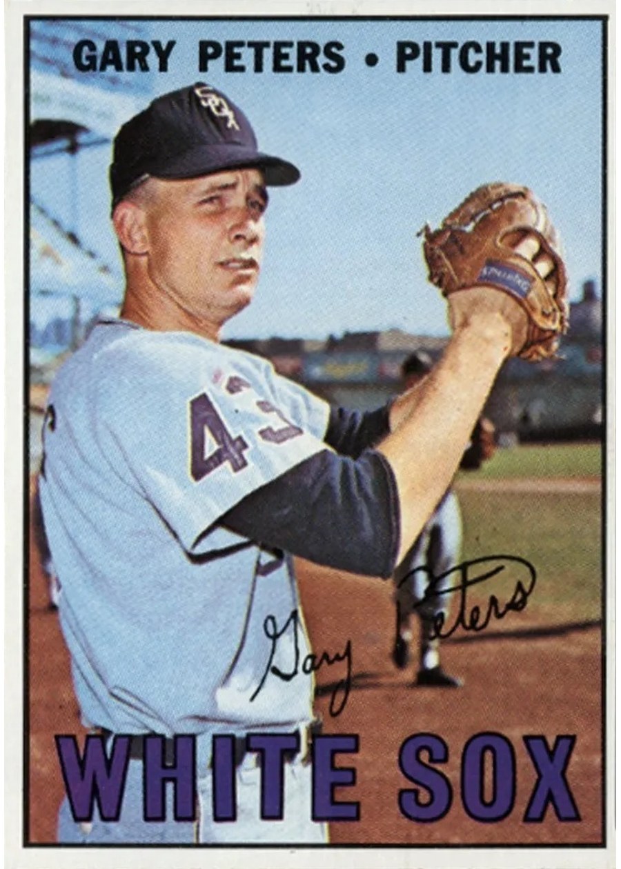 1967 Topps #310 Gary Peters, Chicago White Sox