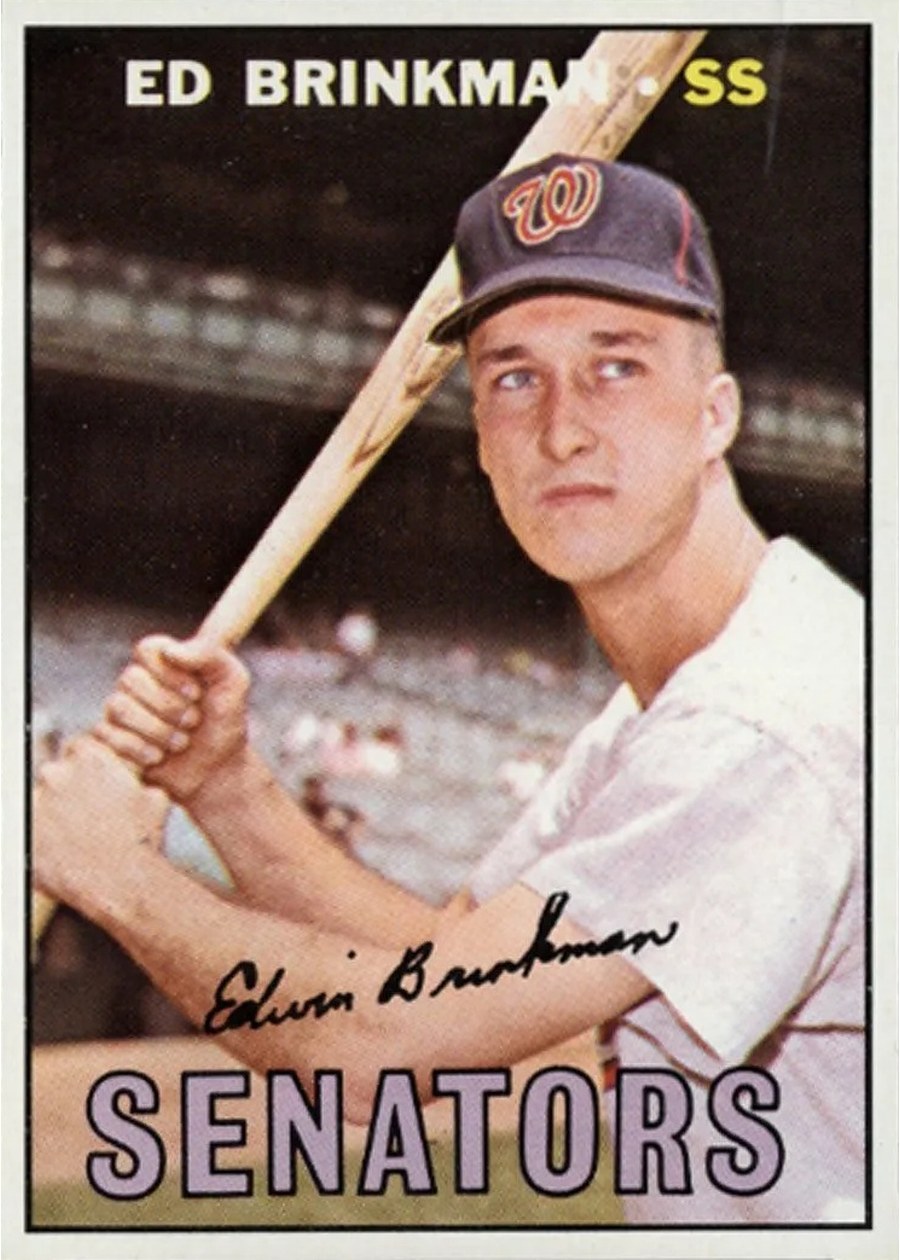 1967 Topps #311 Ed Brinkman, Washington Senators