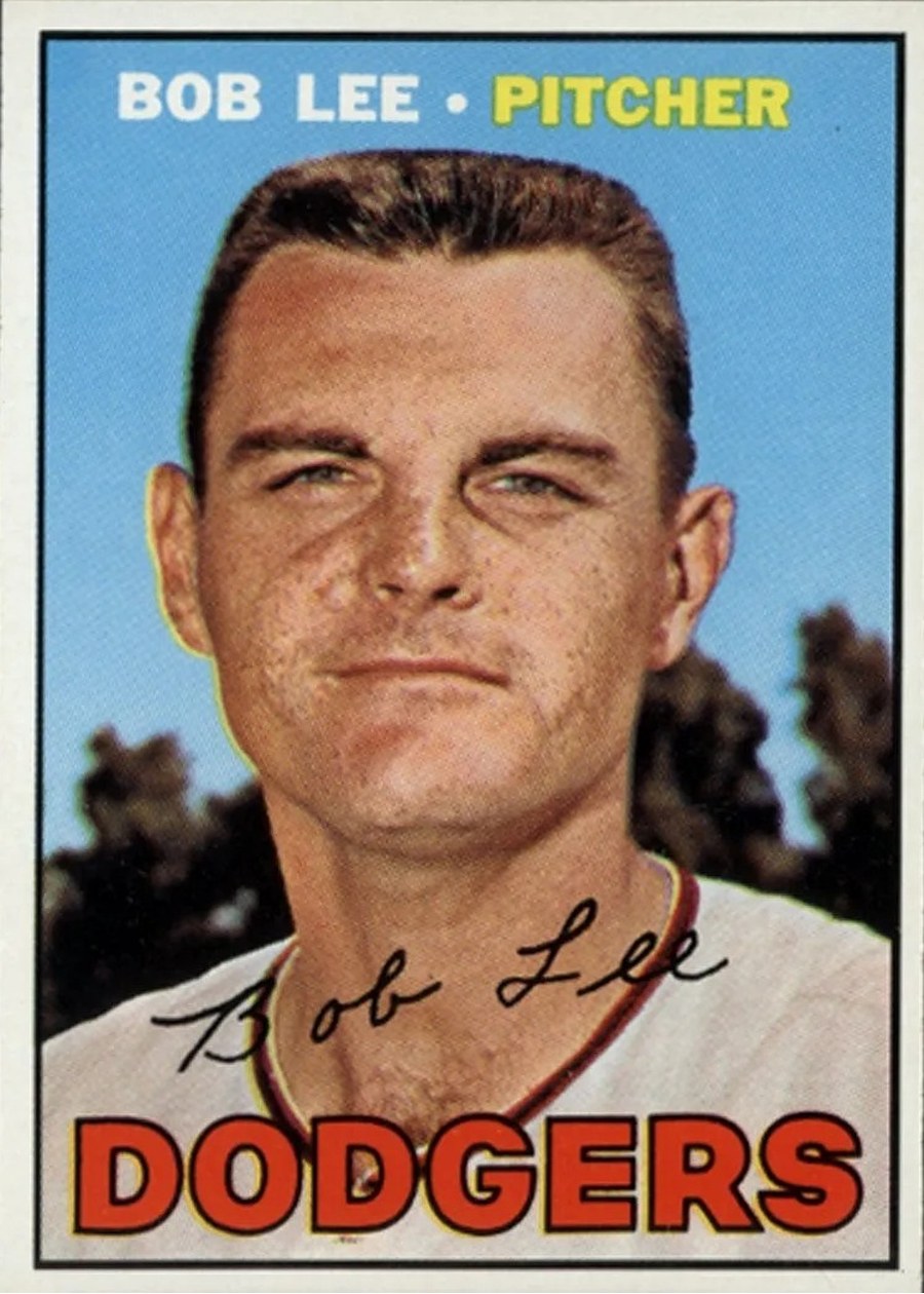 1967 Topps #313 Bob Lee, Los Angeles Dodgers