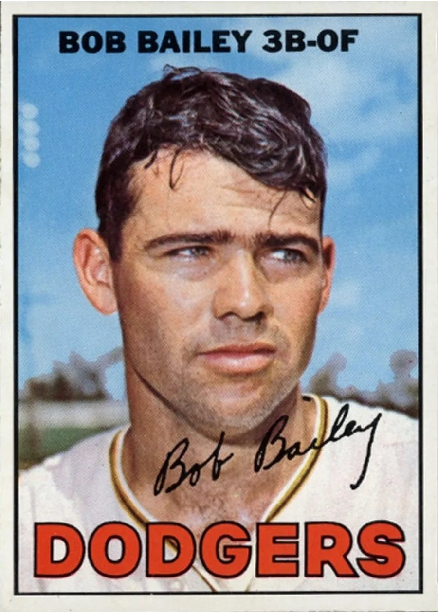 1967 Topps #32 Bob Bailey, Los Angeles Dodgers