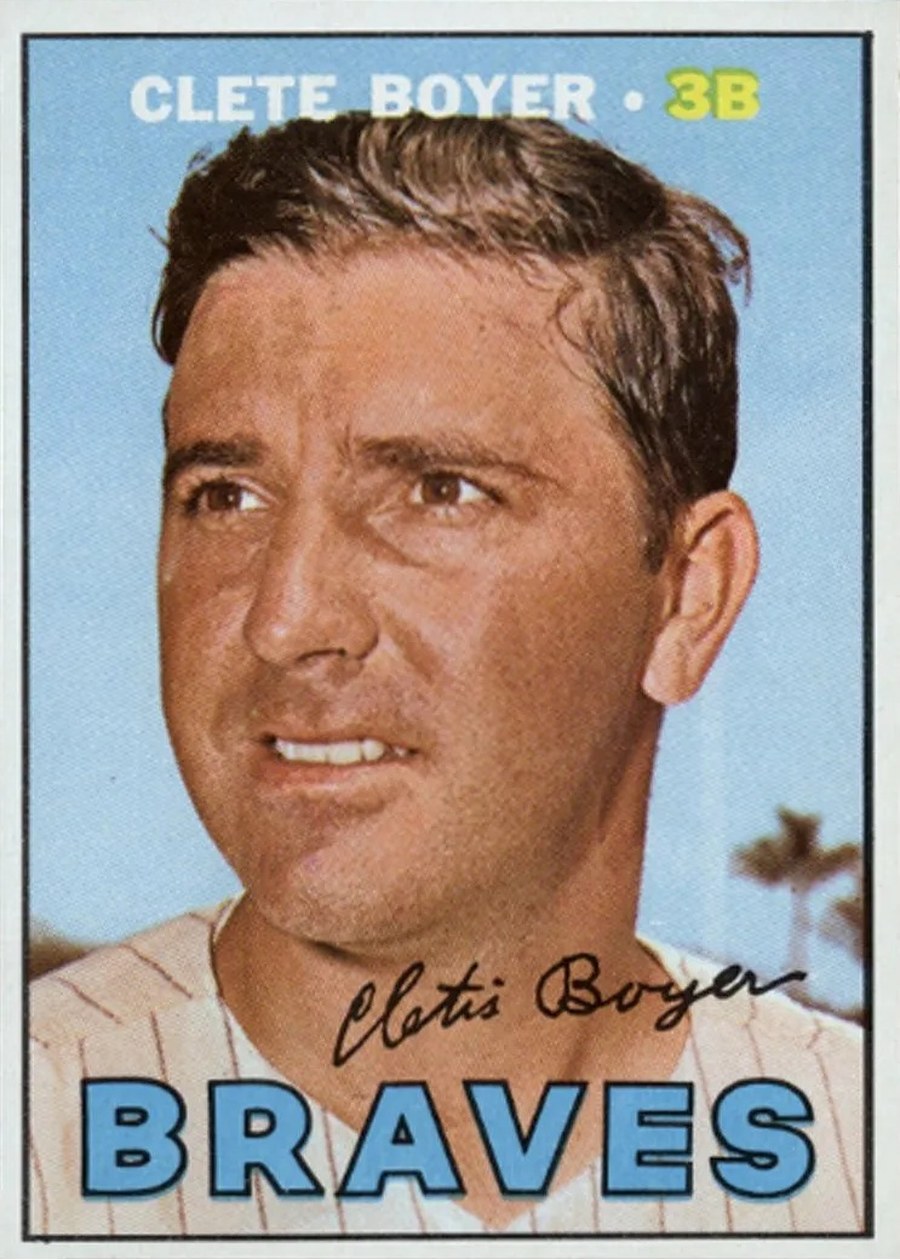 1967 Topps #328 Clete Boyer, Atlanta Braves