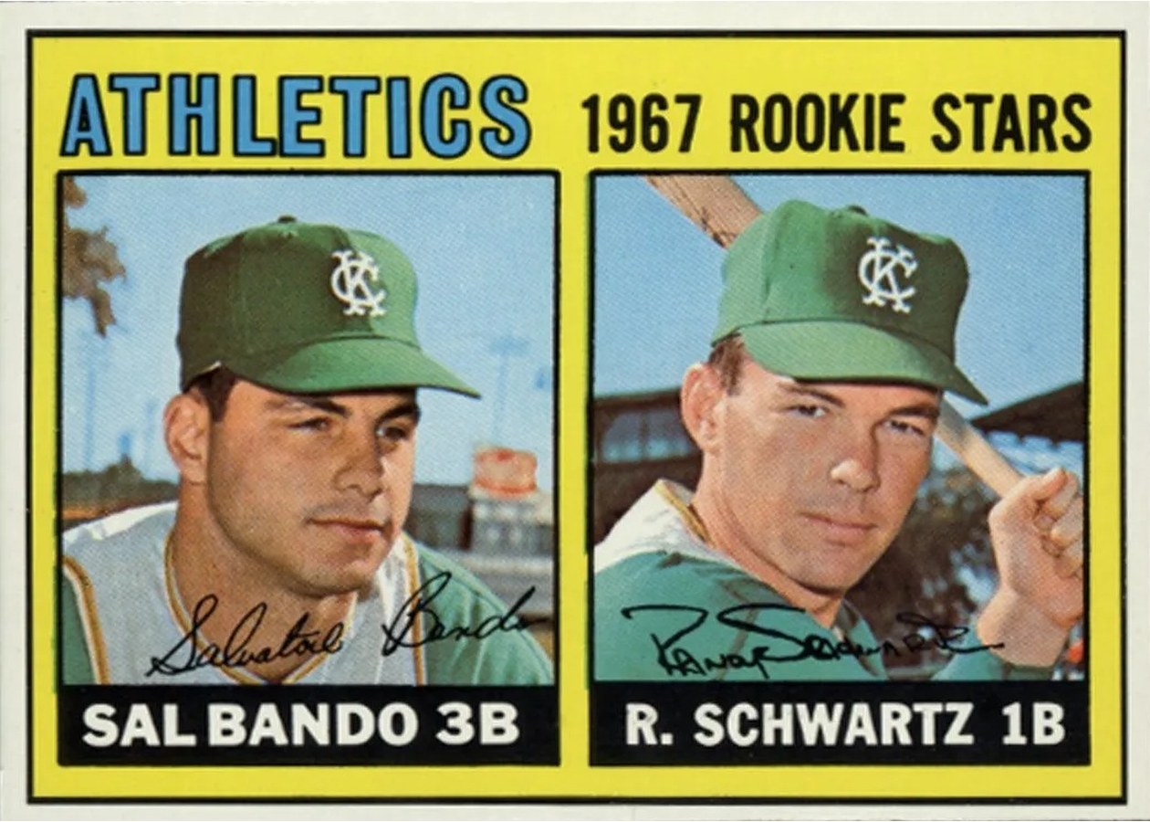 1967 Topps #33 Athletics 1967 Rookie Stars, Kansas City Athletics