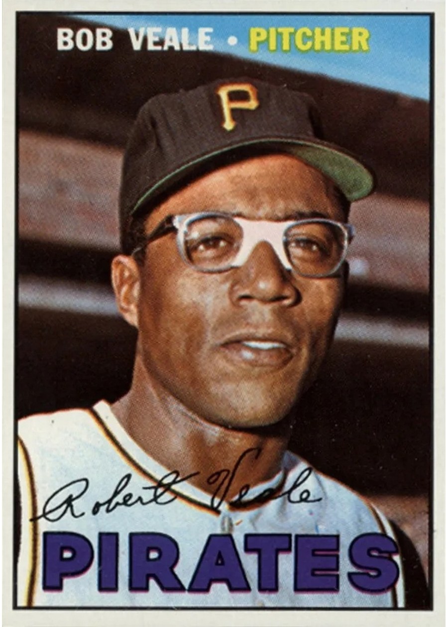 1967 Topps #335 Bob Veale, Pittsburgh Pirates