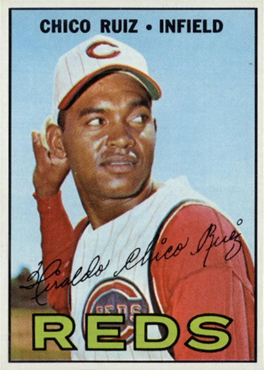 1967 Topps #339 Chico Ruiz, Cincinnati Reds