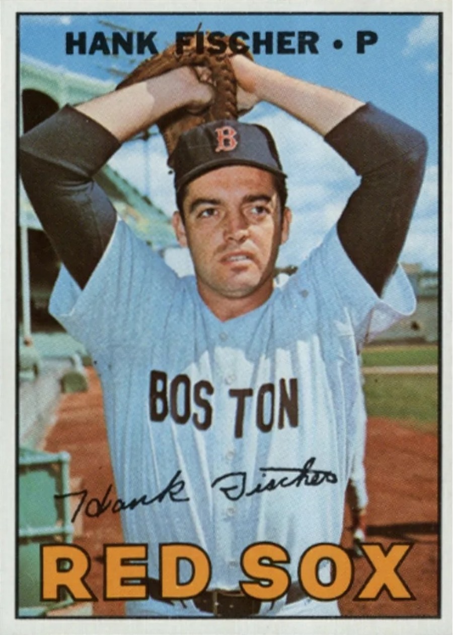1967 Topps #342 Hank Fischer, Boston Red Sox