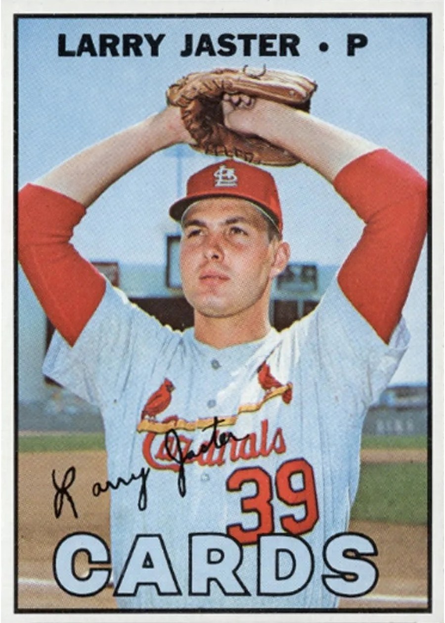 1967 Topps #356 Larry Jaster, St. Louis Cardinals