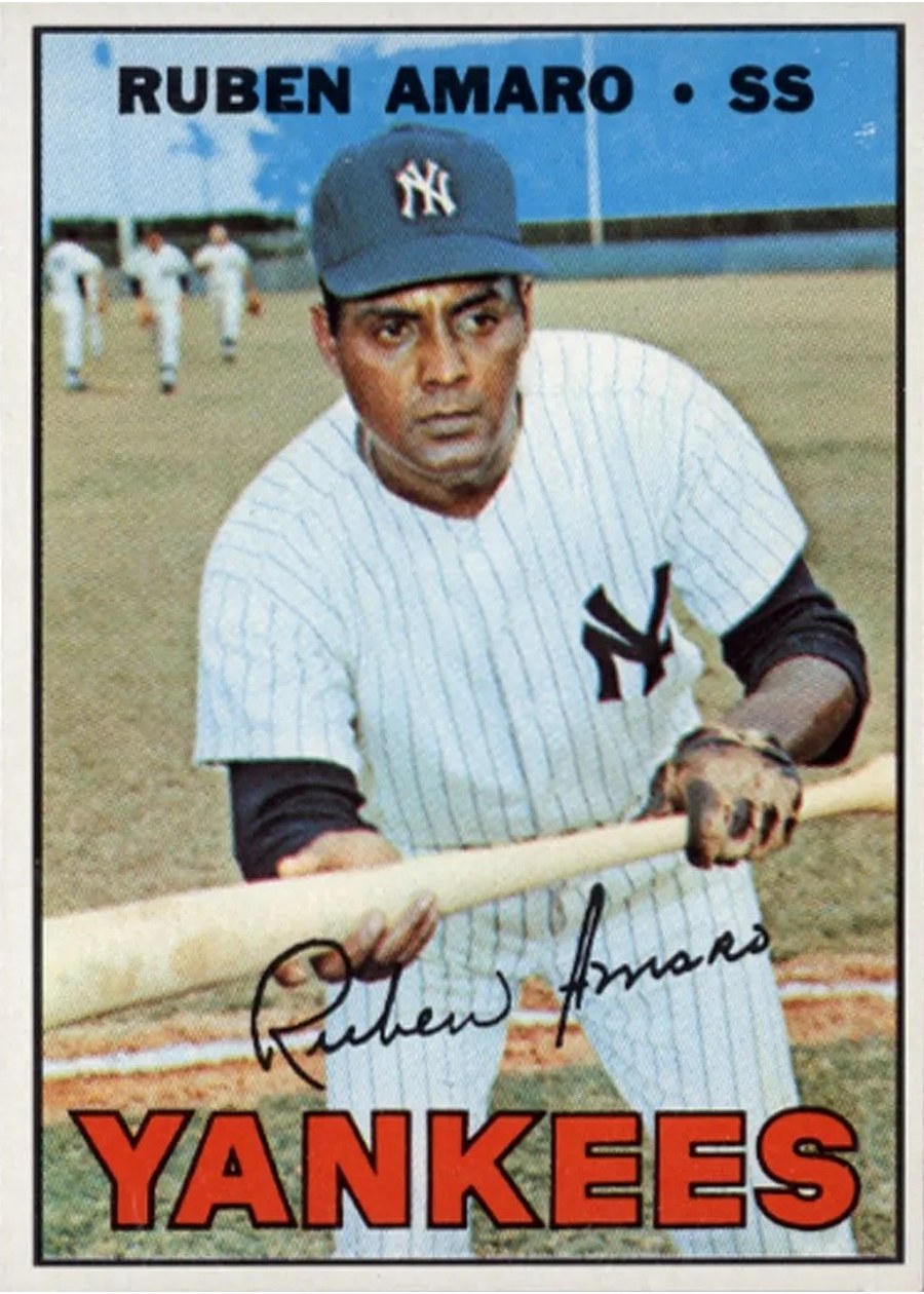 1967 Topps #358 Ruben Amaro, New York Yankees