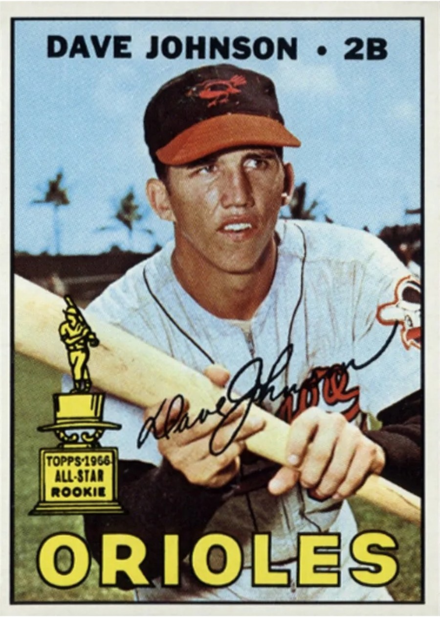 1967 Topps #363 Dave Johnson, Baltimore Orioles