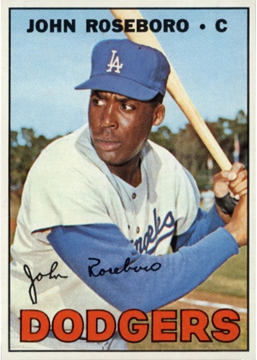 1967 Topps #365 John Roseboro, Los Angeles Dodgers