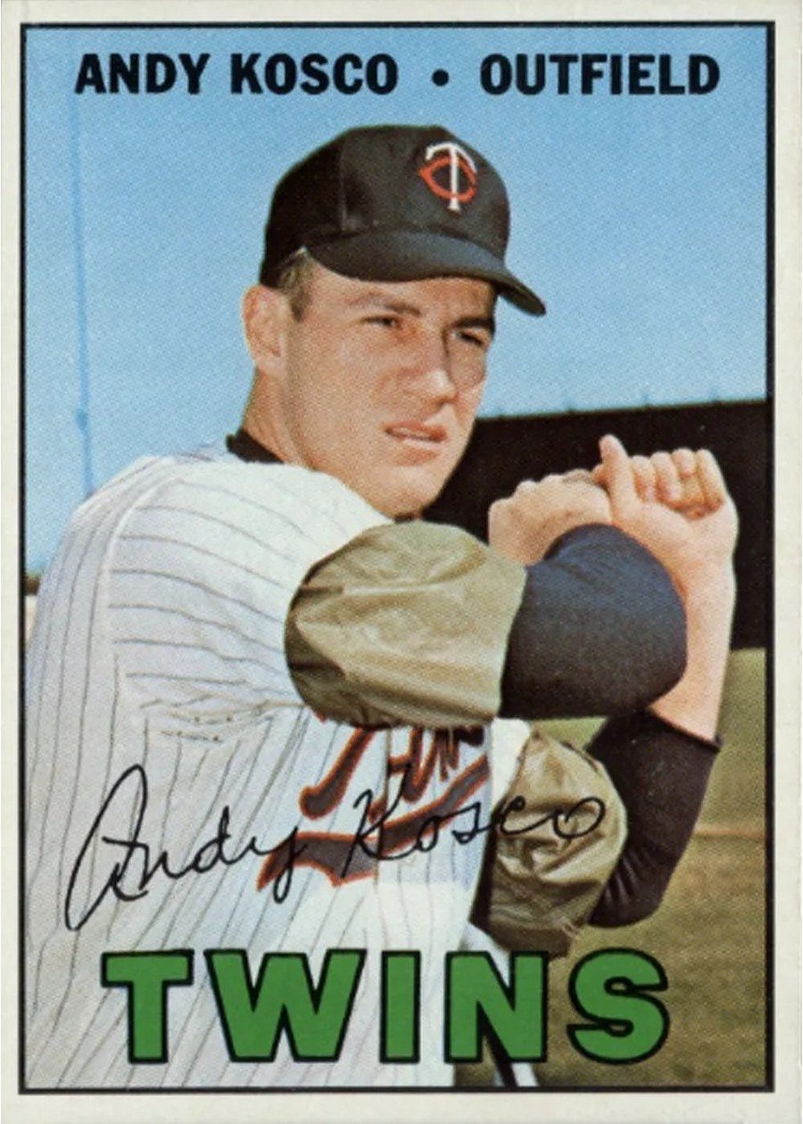 1967 Topps #366 Andy Kosco, Minnesota Twins