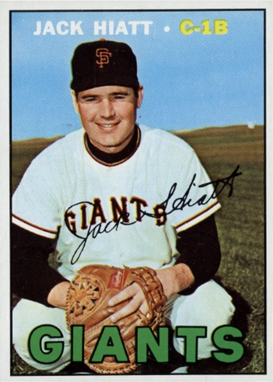 1967 Topps #368 Jack Hiatt, San Francisco Giants