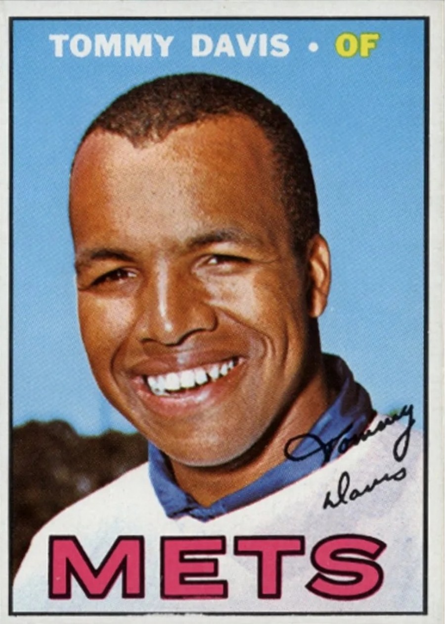 1967 Topps #370 Tommy Davis, New York Mets