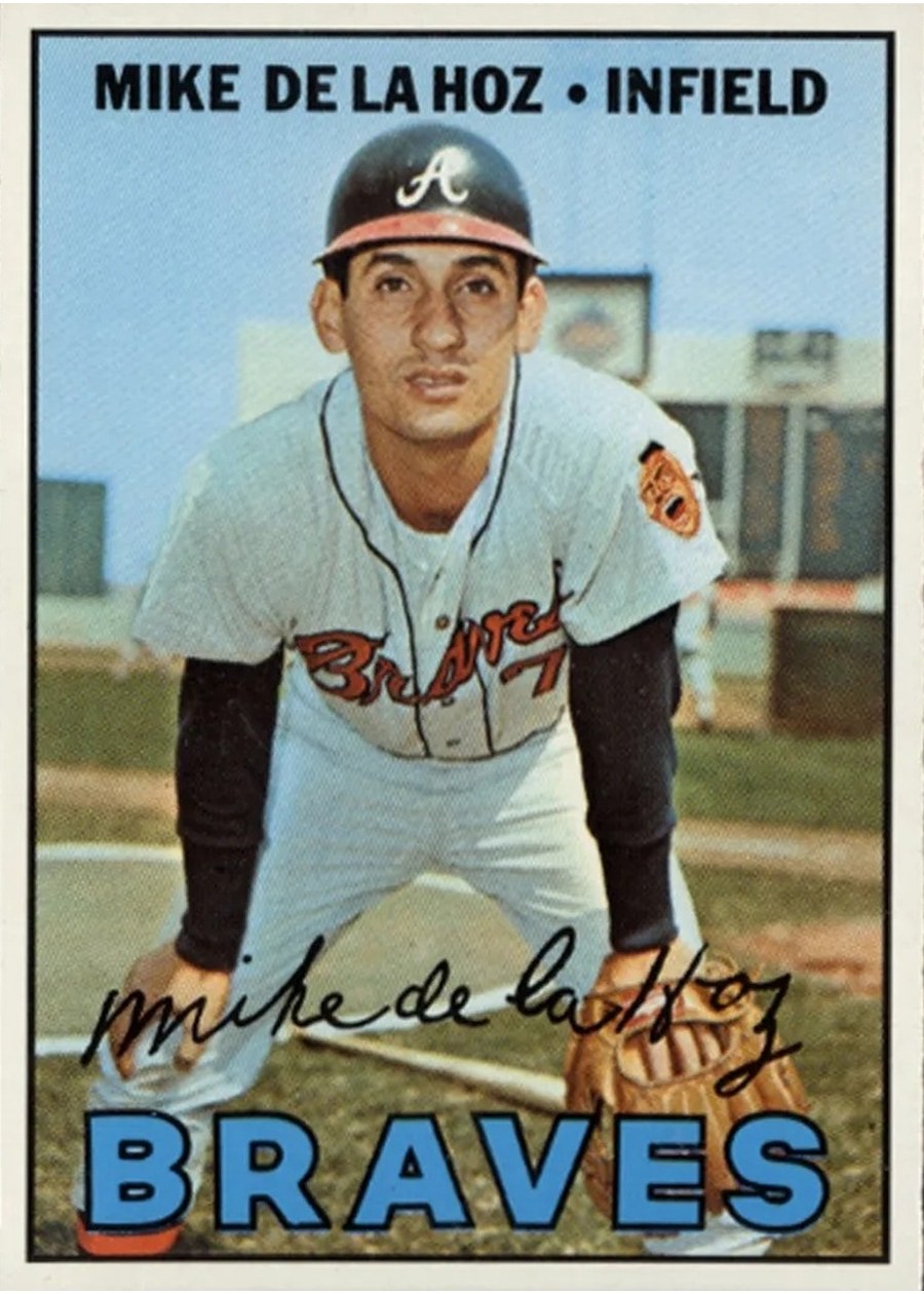1967 Topps #372 Mike de la Hoz, Atlanta Braves