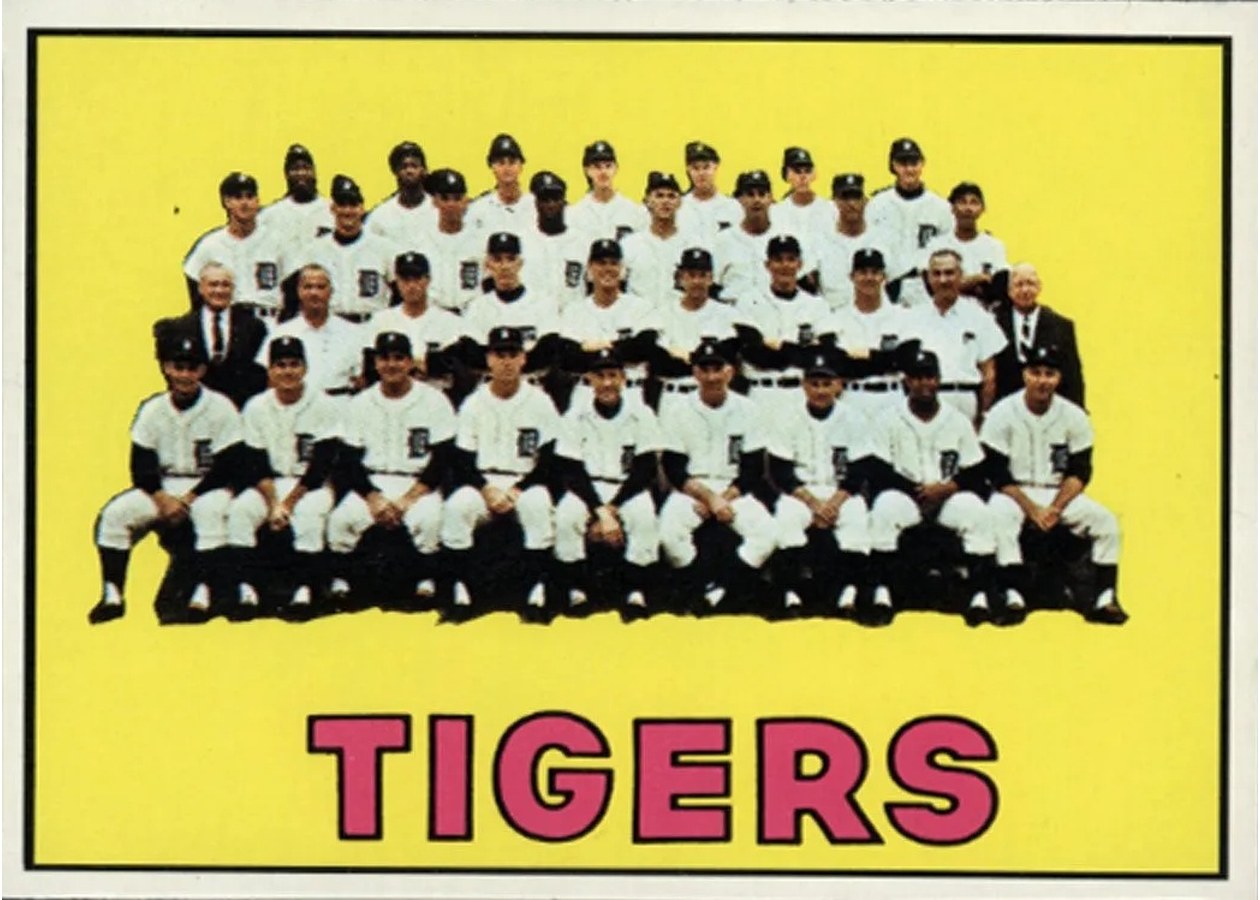 1967 Topps #378 Detroit Tigers