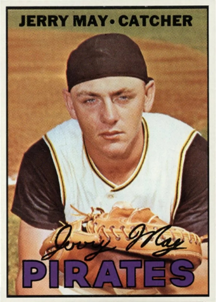 1967 Topps #379 Jerry May, Pittsburgh Pirates
